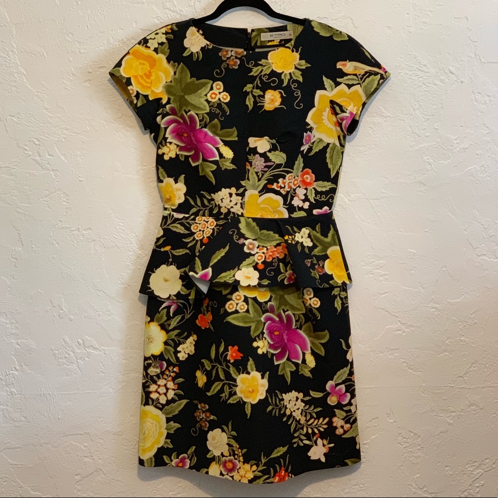 Worn Once Etro Painted Cotton Dress